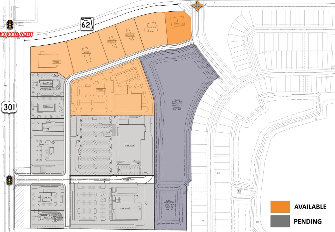 Parrish Town Center site plan